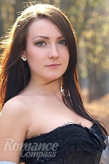 Ukrainian mail order bride Irina from Odessa with light brown hair and green eye color - image 1