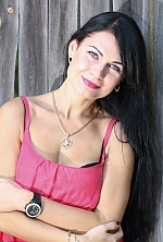 Ukrainian mail order bride Irina from Nova Kahovka with black hair and green eye color - image 5