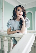 Ukrainian mail order bride Oksana from Berdyansk with brunette hair and green eye color - image 4