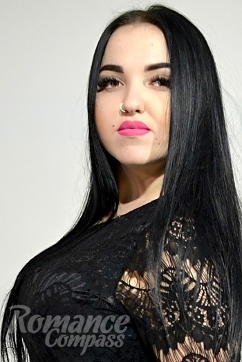 Ukrainian mail order bride Alina from Odessa with black hair and brown eye color - image 1