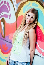 Ukrainian mail order bride Liliya from Kiev with blonde hair and green eye color - image 7