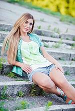 Ukrainian mail order bride Liliya from Kiev with blonde hair and green eye color - image 5