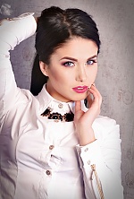 Ukrainian mail order bride Anastasia from Kharkov with black hair and blue eye color - image 10