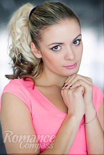 Ukrainian mail order bride Elena from Dnipro with blonde hair and brown eye color - image 1
