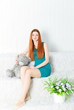 Ukrainian mail order bride Ekaterina from Nikolaev with red hair and blue eye color - image 4