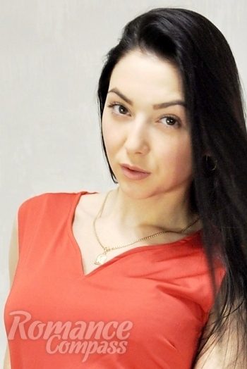 Ukrainian mail order bride Mari from Odessa with black hair and brown eye color - image 1