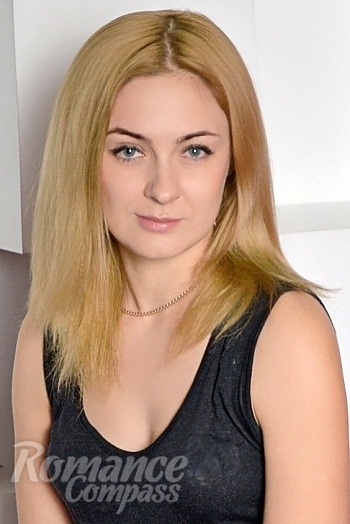 Ukrainian mail order bride Elena from Zaporozhye with blonde hair and blue eye color - image 1