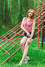 Ukrainian mail order bride Inna from Poltava with red hair and brown eye color - image 3