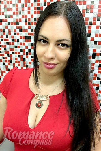 Ukrainian mail order bride Elizabeth from Dnipro with black hair and brown eye color - image 1