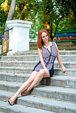 Ukrainian mail order bride Yuliya from Nikolaev with red hair and grey eye color - image 8