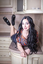 Ukrainian mail order bride Alena from Luhansk with black hair and hazel eye color - image 13