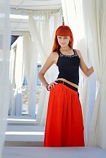 Ukrainian mail order bride Irina from Odessa with red hair and green eye color - image 2