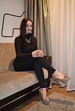 Ukrainian mail order bride Anna from Lugansk with black hair and brown eye color - image 4