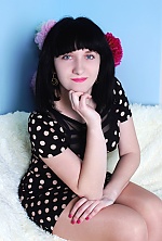 Ukrainian mail order bride Viktoria from Lugansk with black hair and blue eye color - image 3