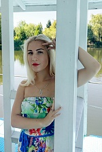 Ukrainian mail order bride Viktoria from Dnipro with blonde hair and blue eye color - image 8