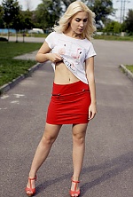 Ukrainian mail order bride Viktoria from Dnipro with blonde hair and blue eye color - image 3