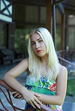 Ukrainian mail order bride Viktoria from Dnipro with blonde hair and blue eye color - image 7