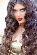Ukrainian mail order bride Anastasya from Odessa with brunette hair and blue eye color - image 3
