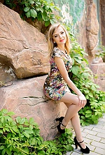 Ukrainian mail order bride Alina from Kharkov with blonde hair and green eye color - image 2