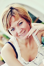 Ukrainian mail order bride Alina from Kharkov with blonde hair and blue eye color - image 6