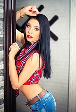 Ukrainian mail order bride Anastasia from Kiev with black hair and brown eye color - image 3