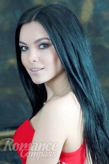 Ukrainian mail order bride Diana from Nikolaev with black hair and brown eye color - image 1