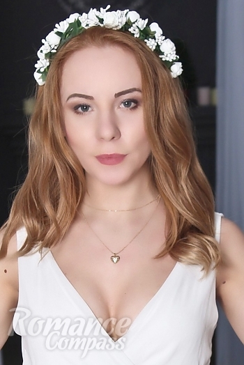 Ukrainian mail order bride Anastasiya from Nikolaev with blonde hair and blue eye color - image 1