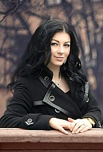 Ukrainian mail order bride Svetlana from Kharkiv with black hair and green eye color - image 6