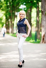 Ukrainian mail order bride Jana from Kharkov with blonde hair and green eye color - image 6