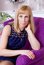 Ukrainian mail order bride Lyda from Luhansk with blonde hair and blue eye color - image 9