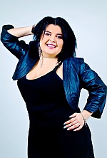 Ukrainian mail order bride Lilia from Odessa with black hair and blue eye color - image 4