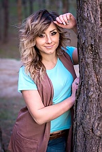 Ukrainian mail order bride Marina from Nikolaev with light brown hair and hazel eye color - image 16