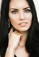Ukrainian mail order bride Yuliya from Mykolayiv with black hair and green eye color - image 6