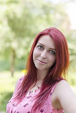 Ukrainian mail order bride Ekaterina from Lugansk with red hair and blue eye color - image 5
