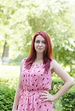 Ukrainian mail order bride Ekaterina from Lugansk with red hair and blue eye color - image 2
