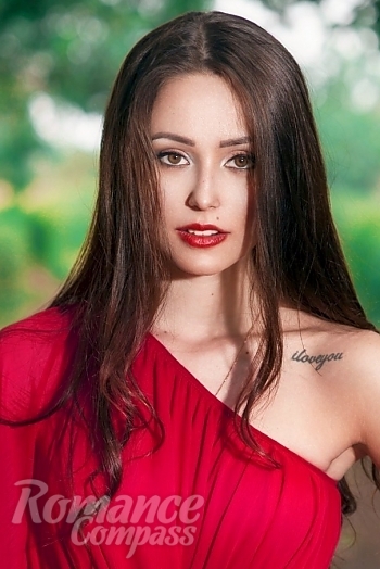 Ukrainian mail order bride Anna from Odessa with light brown hair and brown eye color - image 1