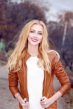 Ukrainian mail order bride Yuliia from Kharkiv with blonde hair and green eye color - image 8