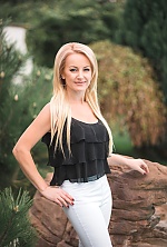 Ukrainian mail order bride Ksenia from Bicester with blonde hair and blue eye color - image 13