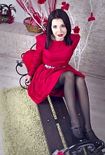 Ukrainian mail order bride Ksenia from Lugansk with black hair and brown eye color - image 2