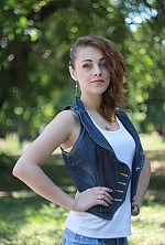 Ukrainian mail order bride Valeriya from Kiev with light brown hair and green eye color - image 7