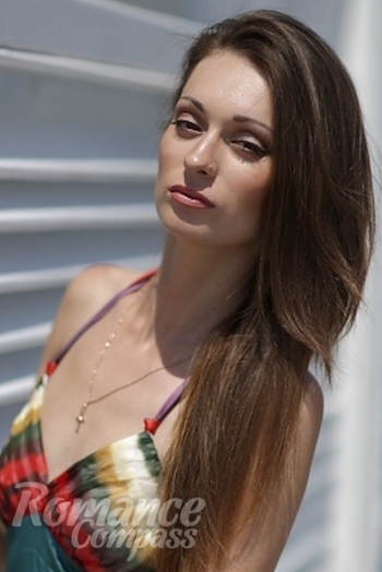 Ukrainian mail order bride Anna from Odessa with brunette hair and brown eye color - image 1