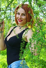 Ukrainian mail order bride Valentina from Kharkov with red hair and blue eye color - image 10