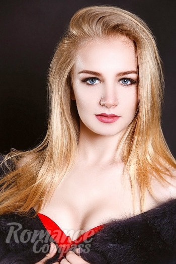 Ukrainian mail order bride Ekaterina from Odessa with blonde hair and blue eye color - image 1