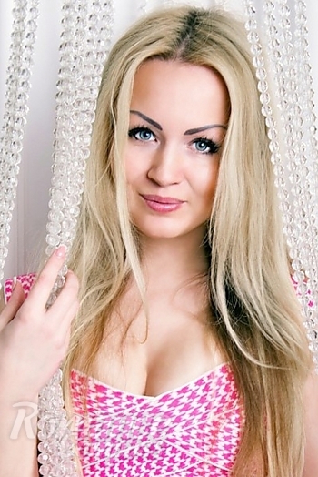 Ukrainian mail order bride Ekaterina from Kharkov with blonde hair and blue eye color - image 1