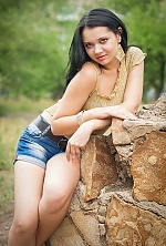 Ukrainian mail order bride Anna from Lugansk with black hair and brown eye color - image 3