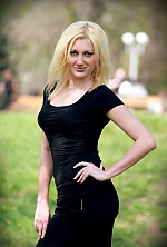 Ukrainian mail order bride Ekaterina from Lugansk with blonde hair and blue eye color - image 10