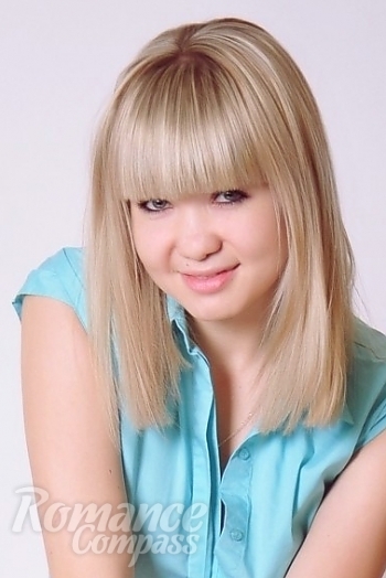 Ukrainian mail order bride Anastacia from Zaporozhye with blonde hair and grey eye color - image 1