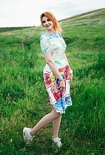 Ukrainian mail order bride Julia from Kiev with red hair and blue eye color - image 8