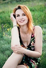 Ukrainian mail order bride Julia from Kiev with red hair and blue eye color - image 6