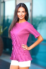 Ukrainian mail order bride Olga from Dnipro with brunette hair and green eye color - image 2